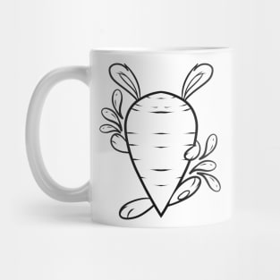 Easter Bunny Carrot As Color In Easter Mug